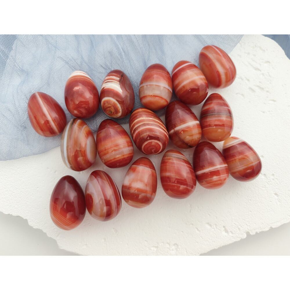 Carnelian Mini Egg Crystal Carving Tumble Stone